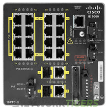 Carregar imagem no visualizador da galeria, Cisco IE-2000-16PTC-G-E IE 2000 Series 16x FE PoE+ 2x 2GE RJ45 Switch