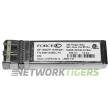 Load image into Gallery viewer, Force10 FTLX8571D3BCL-FC GP-10GSFP-1S 10GB BASE-SR 850nm SFP+ Transceiver