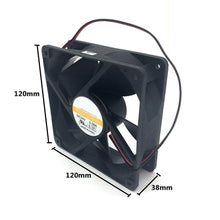 Load image into Gallery viewer, 12012038mm FD241238HB 24V 0.36A 2Wire 12cm Inverter Fan,frequency converter Cooling Fan-FoxTI