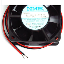 Cargar imagen en el visor de la galería, 1pc NMB DC Fan 2410ML-04W-B40 6x6x2.5cm 12V 0.22A 4550rpm 19.4cfm 31dBA Cooler-FoxTI