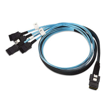 Load image into Gallery viewer, Cabo Internal Mini SAS to SATA Cable (SFF-8087 to SATA Forward Breakout) 3.3 Feet-FoxTI