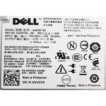 Cargar imagen en el visor de la galería, FOR DELL VV034 Genuine Dell PowerEdge T310 Tower Server 400W Redundant Hot Swappable Power Supply Unit A400EF-S0 AA25730L D400EF-S0 DPS-400AB N884K-FoxTI