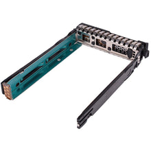 Cargar imagen en el visor de la galería, Gaveta 2.5" SFF SAS SATA SSD Hard Drive Carrier Tray Caddy 651687-001 651699-001 for HP Proliant ML350 DL360p DL380P DL160 Gen8 G8 Gen9 G9 with 4 Mounting Screws and Screw Driver-FoxTI