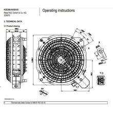Cargar imagen en el visor de la galería, Cooler Ebmpapst K2E200-AH20-05 Cooling Fan AC 230V 70/87W 50/60Hz Cabinet Filter Fan - MFerraz Tecnologia