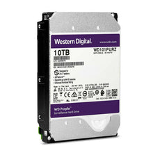 Load image into Gallery viewer, Disco WD Purple 10TB Surveillance 7200 RPM SATA lll 256MB 3.5" Internal HDD WD101PURZ - MFerraz Tecnologia