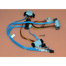 Load image into Gallery viewer, Cabo Dell P459G PowerEdge R410 4-Drop Hard Drive SATA/SAS Data / Power Cable Loom - MFerraz Tecnologia