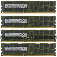 Cargar imagen en el visor de la galería, Samsung 16GB 4x 4GB DDR3 2RX4 1600MHz PC3-12800R ECC REG Server Memory Ram-FoxTI