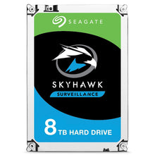 Load image into Gallery viewer, Seagate SkyHawk 8TB Surveillance Internal Hard Drive HDD – 3.5 Inch SATA 6Gb/s 256MB Cache for DVR NVR Security Camera System with Drive Health Management (ST8000VX0022)-FoxTI