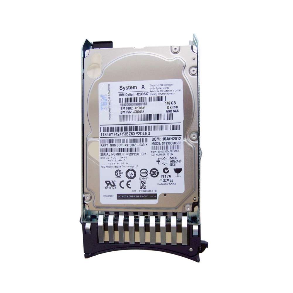 Disk IBM 146GB 10K RPM SAS 6Gbs SFF Slim 2.5