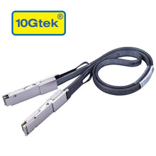 Carregar imagem no visualizador da galeria, 40G QSFP+ DAC Cable - 40GBASE-CR4 Passive Direct Attach Copper Twinax QSFP Cable for HPE JG328A Devices, 5m-FoxTI
