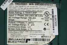 Carregar imagem no visualizador da galeria, Reliance Electric 6MDBN-4P5101 6MD20001 AC Drive 230V 3 Phase

