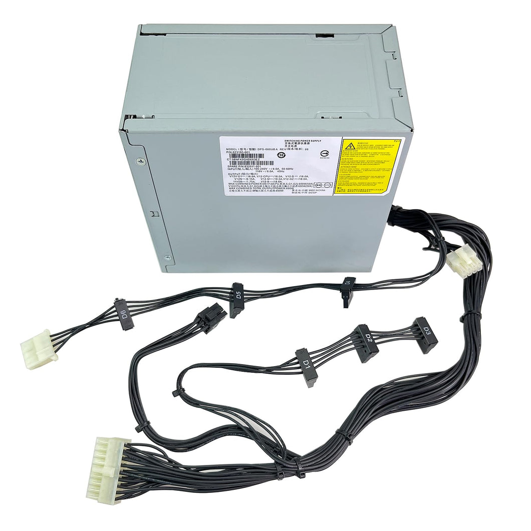 Delta DPS-600UB A 600W Power Supply for HP Z420 623193-001 632911-001