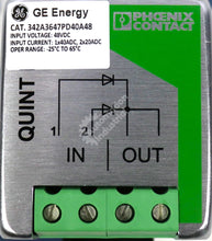 Carregar imagem no visualizador da galeria, 342A3647PD40A48 By General Electric Quint-Diode/48DC/40 MK VIe NSFP
