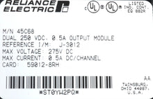 Load image into Gallery viewer, 45C68 By Reliance Electric Dual 250 VDC 1/2A Output Module NSNB AutoMate
