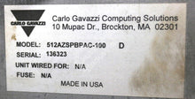 Cargar imagen en el visor de la galería, 512AZSPBPAC-100 By Carlo Gavazzi/GE Chassis Module for Mark VI IS200
