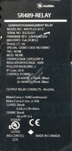 Cargar imagen en el visor de la galería, 489-P5-LO-A1-E By GE Multilin Generator Management Relay SR489

