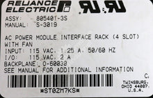 Load image into Gallery viewer, 805401-3S By Reliance Electric 4-Slot AC Power Interface Rack Module AutoMax
