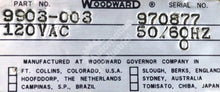 Load image into Gallery viewer, 9903-003 By Woodward EG-A Controller
