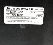 Cargar imagen en el visor de la galería, 5501-432 by Woodward Actuator Controller NetCon Actuator Series
