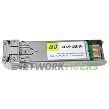 Cargar imagen en el visor de la galería, Advantage Optics Cisco Meraki Compatible MA-SFP-10GB-SR 10GB SFP+ Transceiver
