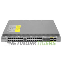 Carregar imagem no visualizador da galeria, NEW Cisco N2K-C2332TQ 32x 10GB Copper 4x 40GB QSFP+ F-B Air Fabric Extender
