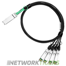 Carregar imagem no visualizador da galeria, NEW Dell 470-AAVO 1m 40GB QSFP+ to 4x 10GB SFP+ K9HPR Direct Attach Cable

