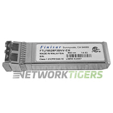 Carregar imagem no visualizador da galeria, Finisar FTLF8528P3BNV-EM 8 Gigabit Fibre Channel 850nm SR MMF SFP+ Transceiver
