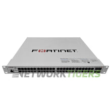 Cargar imagen en el visor de la galería, NEW Fortinet FS-248E-FPOE 48x 1GB PoE+ RJ45 4x SFP Registrable/Unclaimed Switch
