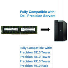 Carregar imagem no visualizador da galeria, 16GB (1x16GB) Server Memory Upgrade Compatible for Dell Poweredge, Dell Precision &amp; HP Proliant Servers DDR4 2133MHz PC4-17000 ECC Registered Chip 2Rx4 CL15 1.2V DRAM RAM-FoxTI
