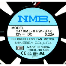 Load image into Gallery viewer, 1pc NMB DC Fan 2410ML-04W-B40 6x6x2.5cm 12V 0.22A 4550rpm 19.4cfm 31dBA Cooler-FoxTI
