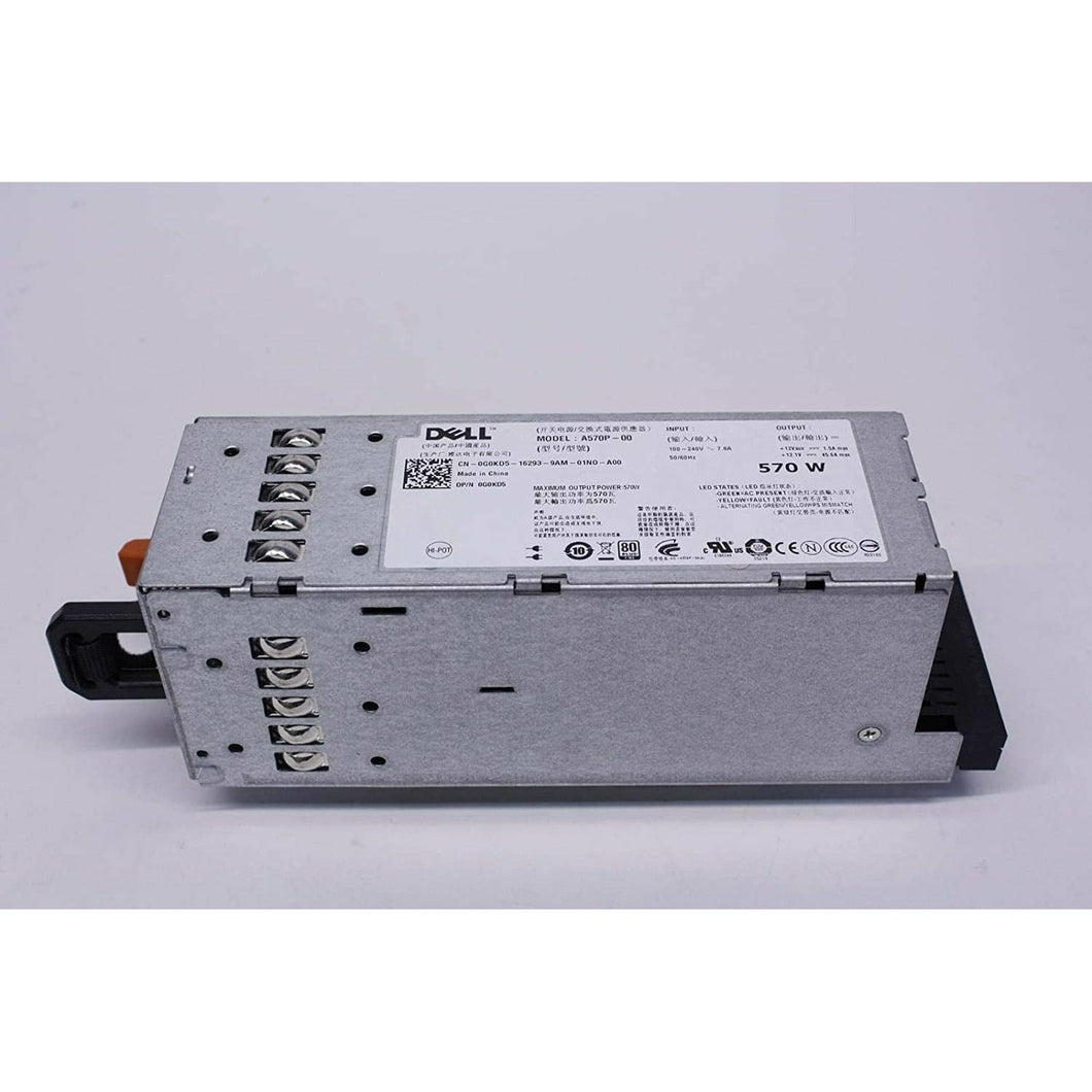 Dell G0KD5 Poweredge R710 570W Redundant Power Supply A570P-00 - MFerraz Tecnologia