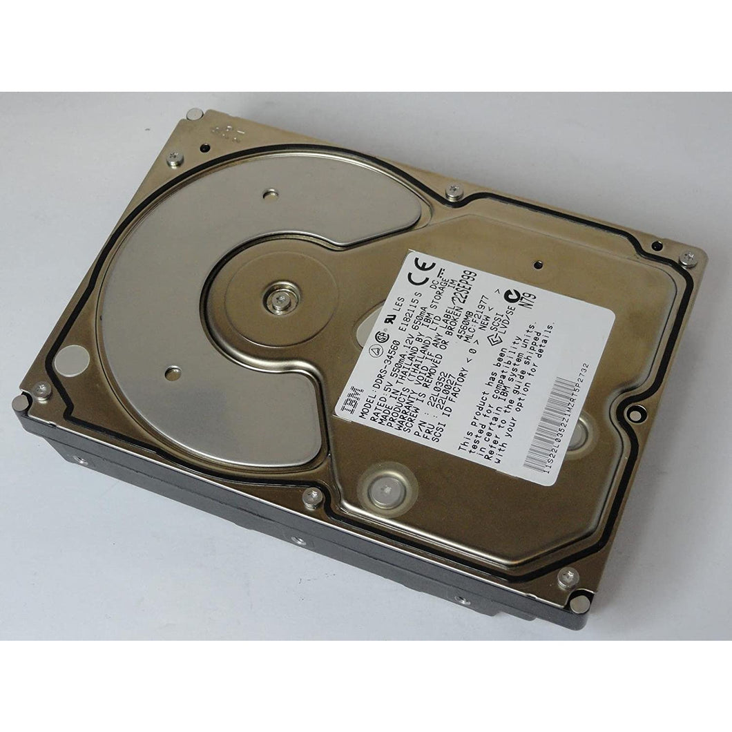 APPLE/IBM Disk 03l5295,22l0001 DDRS-34560 68 PIN SCSI HARD DRIVE