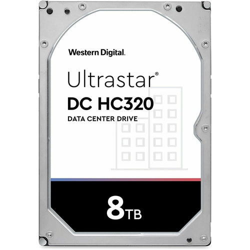 Western Digital 8TB Ultrastar DC HC320 SATA HDD - 7200 RPM Class, SATA 6 Gb/s, 256MB Cache, 3.5