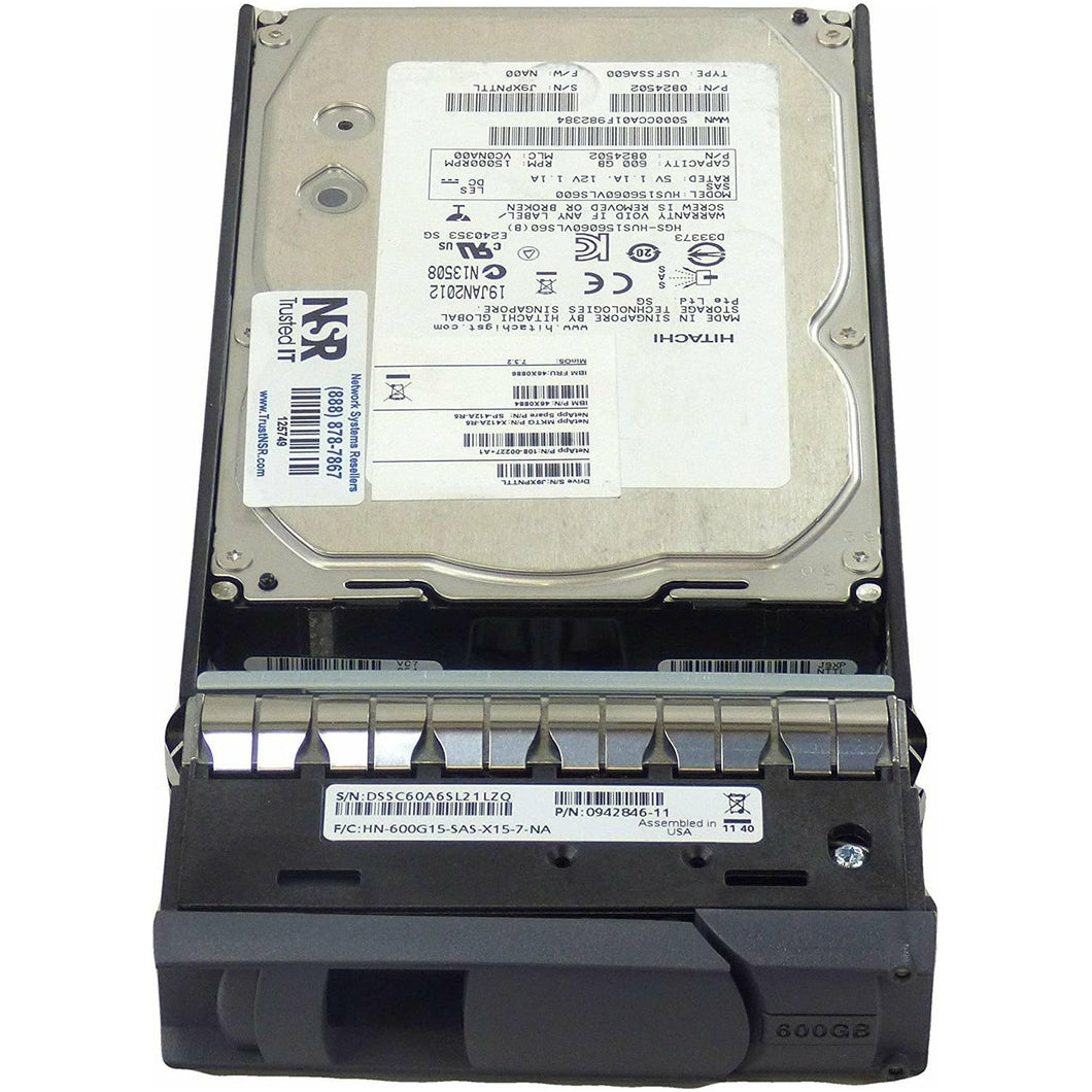 Netapp X412A-R5 600GB 15K SAS 3.5