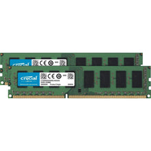 Load image into Gallery viewer, Crucial 8GB Kit (4GBx2) DDR3L 1600 MT/s (PC3L-12800) Unbuffered UDIMM Memory CT2K51264BD160B-FoxTI
