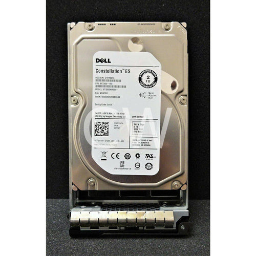 Dell 67TMT 067TMT 2TB 7.2K 6G 3.5in SAS Hard Drive ST2000NM0001 752423420438-FoxTI