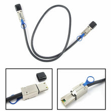 Carregar imagem no visualizador da galeria, External Multila Mini SAS SFF-8088 to SFF-8088 Cable Mini SAS 26P 3FT 1M 713243025142-FoxTI
