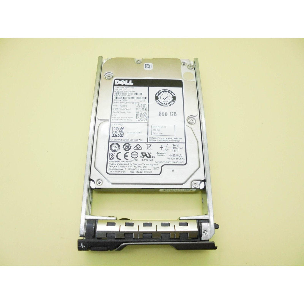 FPW68 0FPW68 DELL 600GB 15K SAS 2.5