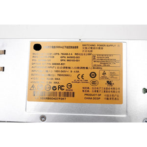 HP HEWLETT PACKARD DPS-750AB-3 A, SWITCHING POWER SUPPLY T58629 Fonte-FoxTI