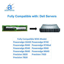 Cargar imagen en el visor de la galería, Memoria 16GB (1x16GB) Server Memory Upgrade Compatible Dell Poweredge, Precision &amp; HP Proliant Servers Samsung Original DDR4 2666MHZ PC4-21300 ECC Registered Chip 2Rx4 CL19 1.2v DRAM RAM-FoxTI
