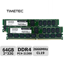 Load image into Gallery viewer, Memoria 32GB DDR4 2666MHz PC4-21300 Registered ECC 1.2V CL19 2Rx4 Dual Rank 288 Pin RDIMM Server Memory Ram Module Upgrade (32GB)-FoxTI
