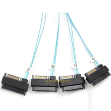Carregar imagem no visualizador da galeria, Mini SAS 36P SFF-8087 to 4 SFF-8482 Connectors With SATA Power Cable 1M US SHIP 813501730341-FoxTI
