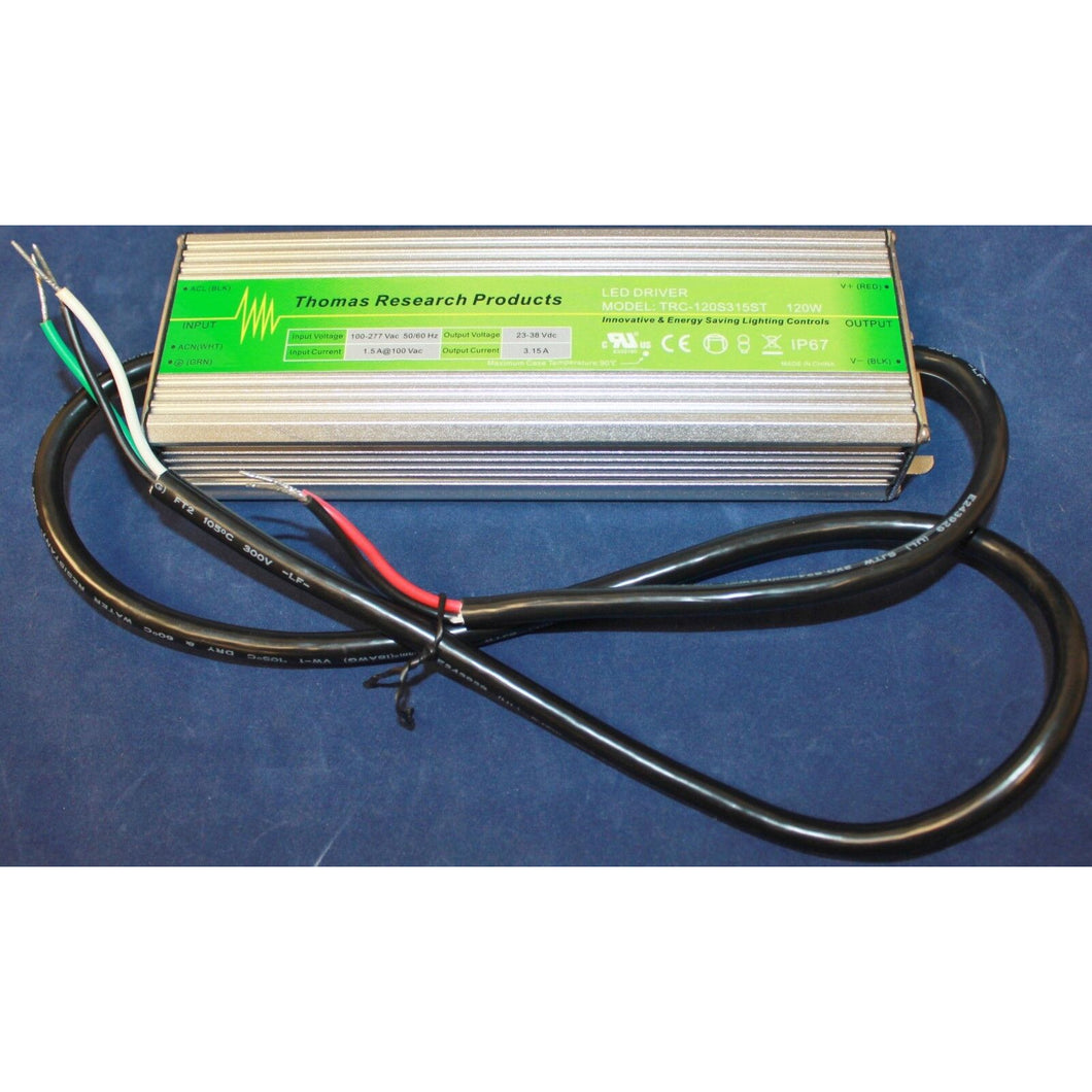 TRC-120S315ST 120W 23-38V-DC WATERPROOF IP67 LAMP LED DRIVER HIGH POWER