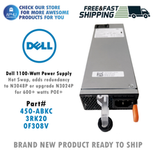 Carregar imagem no visualizador da galeria, Dell 450-ABKC 1100-Watt Power Supply Hot Swap N3048P / N3024P | 884116174547 Fonte - MFerraz Tecnologia
