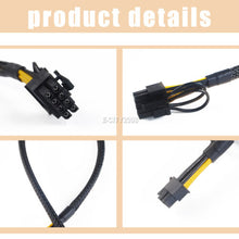 Cargar imagen en el visor de la galería, Dell PowerEdge R740 R740XD Server 8Pin GPU Power Cable Riser to GPU 04VPD3 - (561) 808-9569
