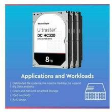 Load image into Gallery viewer, HGST 8 TB WD Ultrastar DC HC320 SATA 7200 RPM 256 MB 3.5&quot; HDD HUS728T8TALE6L4 - MFerraz Tecnologia
