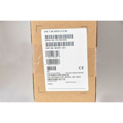 861678-B21 862127-001 HPE 4TB 7.2K 6G 3.5