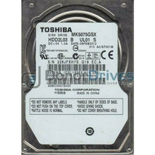 Carregar imagem no visualizador da galeria, MK5075GSX, A0/GT001M, HDD2L03 B UL01 S, Toshiba 500GB SATA 2.5 Hard Drive disco - MFerraz Tecnologia
