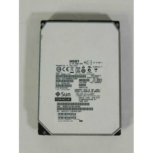 Disco HGST Sun Oracle 8TB 7200rpm 3.5