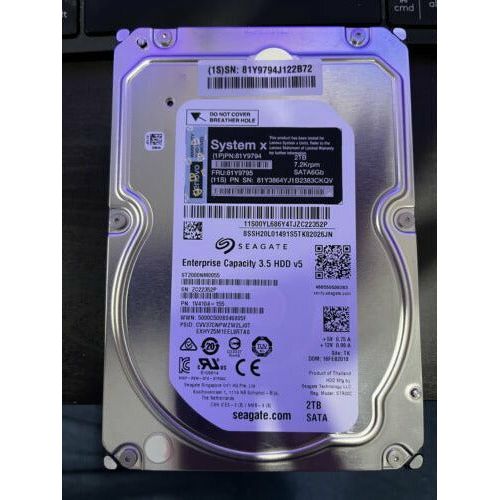 Lenovo System X 81Y9795 Seagate Exos 7E8 2TB SATA 6Gb 3.5